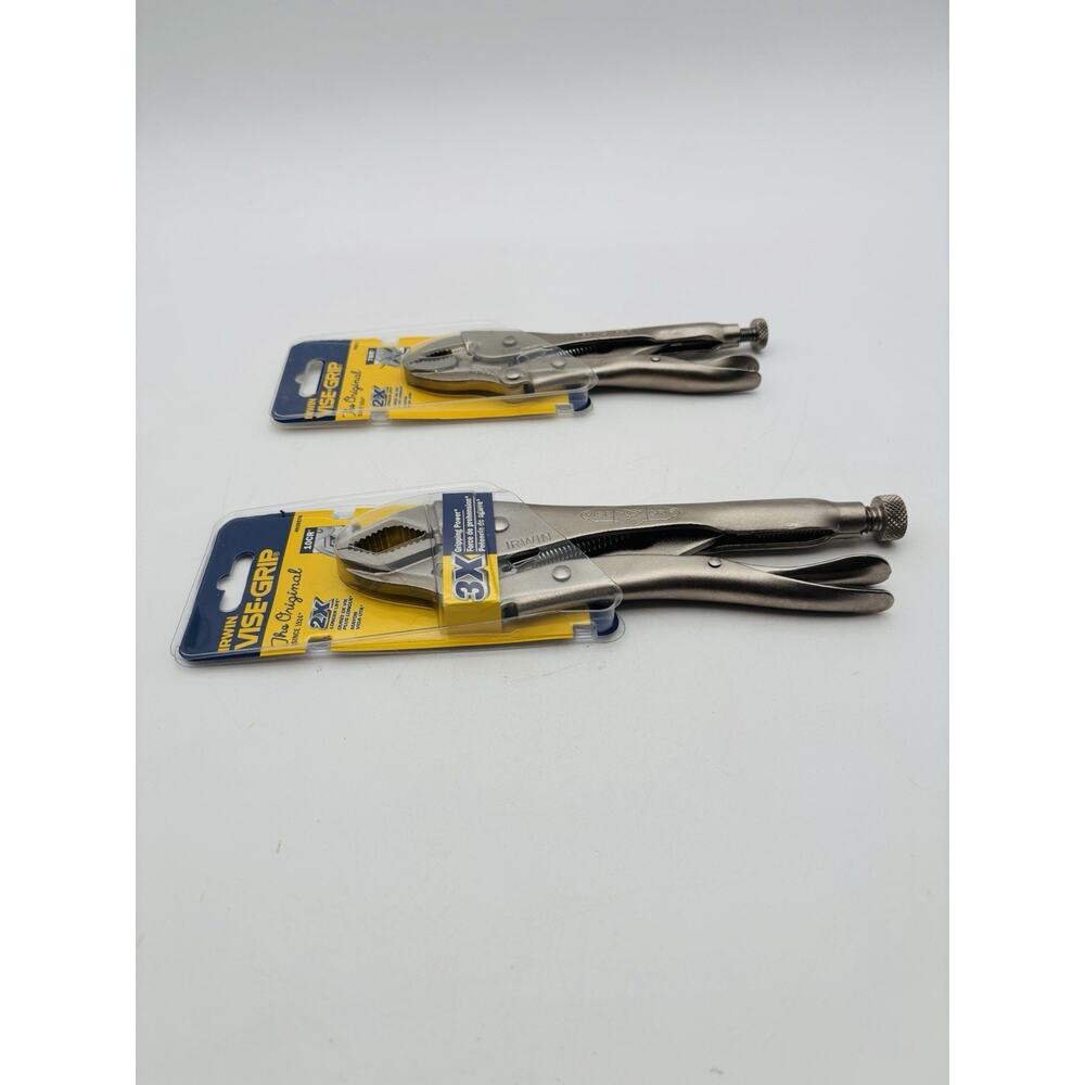 New. Set of 2 "The Original" Irwin 10CR & 7WR Vise Grip Locking Pliers Sealed - Picture 13 of 15